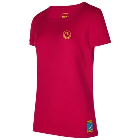 Triko krátký rukáv La Sportiva Climbing on the Moon T-Shirt W Carbon/Giallo L