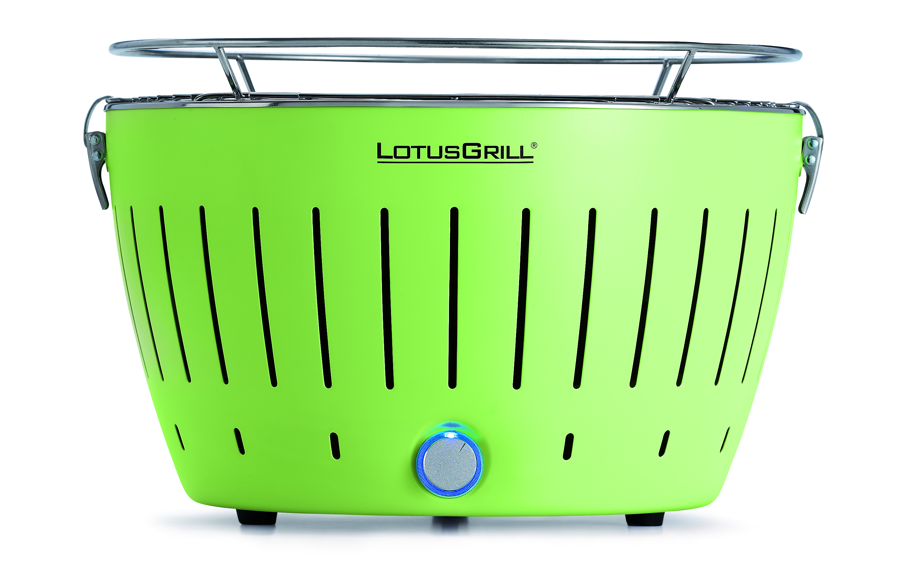LotusGrill Lime Green + ZDARMA 1kg dřevěného uhlí LotusGrill + ZDARMA gelový podpalovač LotusGrill