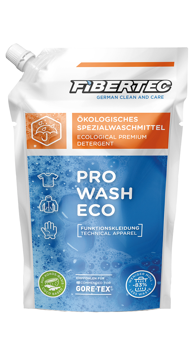Prací prostředek Fibertec Pro Wash Eco 500 ml. Refill