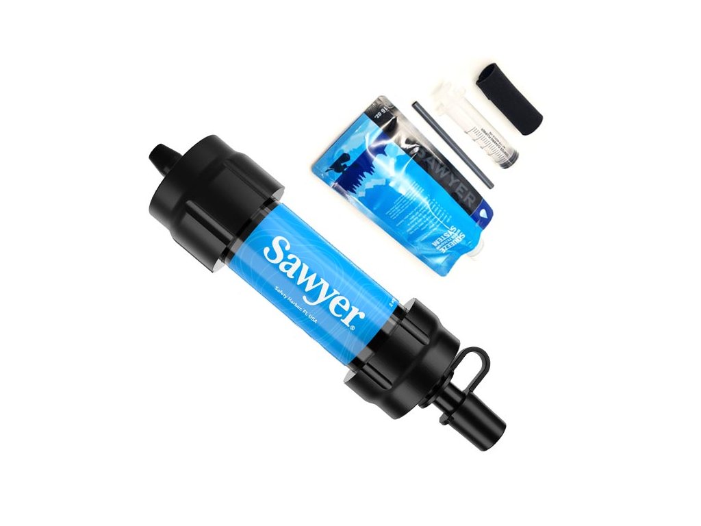 Vodní cestovní filtr Sawyer SP128 Mini Filter Blue