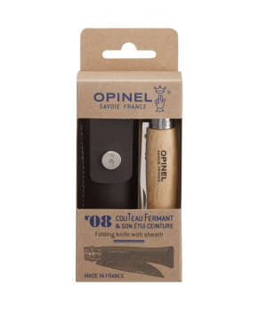 Set Nůž Opinel VR N°08 Inox + pouzdro 