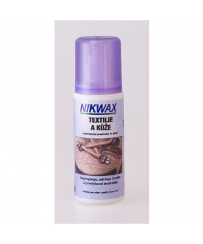Impregnace Nikwax TEXTIL a KŮŽE sprej Impregnace Nikwax TEXTIL a KŮŽE sprej