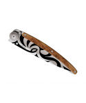 Nůž Deejo Tattoos 37 g  Tribal - Juniper Wood