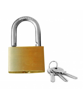 BCB Adventure mosazný zámek s klíčky Brass Padlock