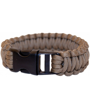 BCB Adventure náramek paracord plast béžový