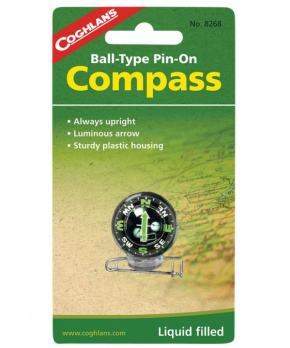 Coghlan´s kuličkový kompas Pin-On Compass Coghlan´s kuličkový kompas Pin-On Compass