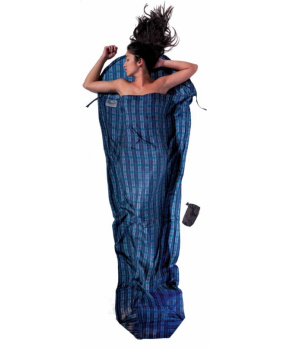 Cocoon spacáková přikrývka mumie checked