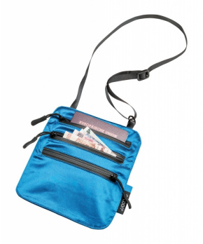 Cocoon skrytá kapsa Secret Neck Wallet Silk blue lagoon