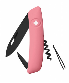 Swiza kapesní nůž D01 Allblack Standard pink