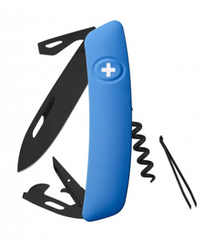 Swiza kapesní nůž D03 Allblack Standard blue