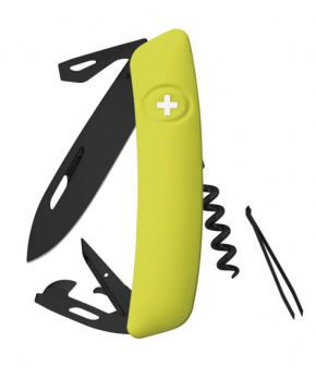 Swiza kapesní nůž D03 Allblack Standard moss