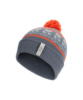 Rab Khroma Bobble Beanie orion blue/red grapefruit/OBG čepice