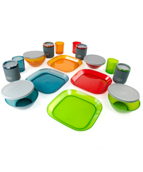 Sada Nádobí pro 4 Osoby GSI Outdoors Infinity 4 Person Deluxe Tableset Sada Nádobí pro 4 Osoby GSI Outdoors Infinity 4 Person Deluxe Tableset