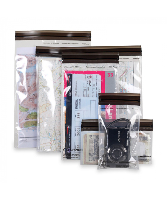 Sada Voděodolných Obalů Lifeventure DriStore LocTop Bags - Valuables