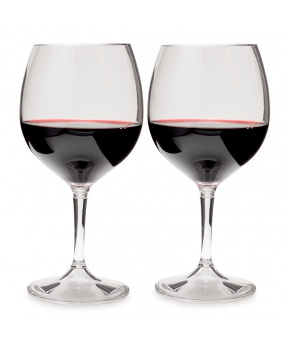 Plastové skládací sklenky na víno GSI Outdoors Nesting Red Wine Glass Set