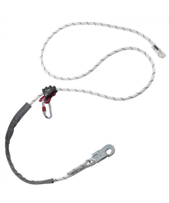Polohovací Lanyard Camp Rope Adjuster + 981 + 986 3m