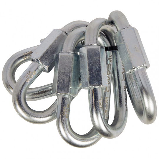 Camp Set 5 Oval Quick Link Zink Plated Steel 8 mm
