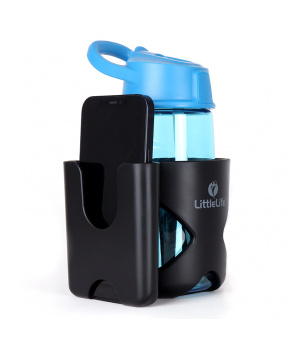 Littlelife Buggy Phone and Cup Holder; black Littlelife Buggy Phone and Cup Holder; black