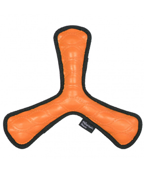 Mountain paws Rubber Throw Dog Toy; orange