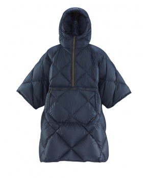 Thermarest HONCHO PONCHO DOWN Outerspace Blue péřové pončo modré Thermarest HONCHO PONCHO DOWN Outerspace Blue péřové pončo modré