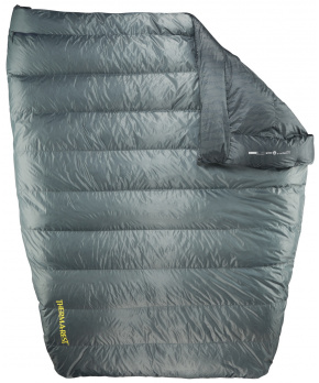 Thermarest VELA DOUBLE 20F/-6C Storm péřová přikrývka šedá Thermarest VELA DOUBLE 20F/-6C Storm péřová přikrývka šedá