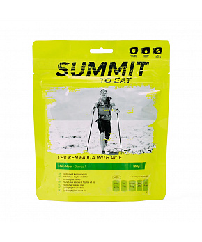 Summit To Eat Dehydrovaná strava Summit To Eat Kuře Fajita s rýží velikost 110 g Summit To Eat Dehydrovaná strava Summit To Eat Kuře Fajita s rýží velikost 110 g