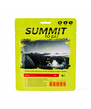 Summit To Eat Dehydrovaná strava Summit To Eat Čokoládová pěna s Granolou a třešněmi velikost 97 g Summit To Eat Dehydrovaná strava Summit To Eat Čokoládová pěna s Granolou a třešněmi velikost 97 g