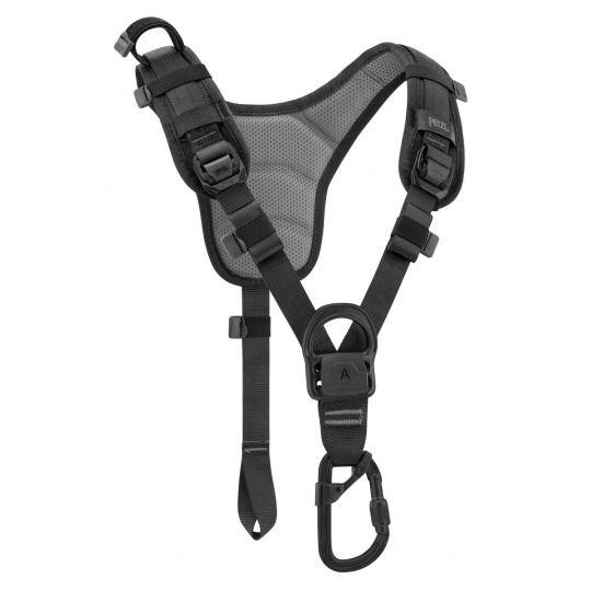 Petzl TOP hrudní postroj ČERNÝ
