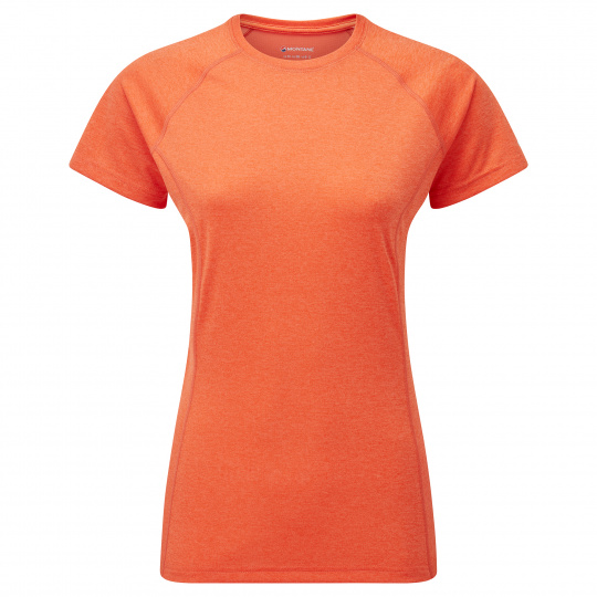 Montane FEM DART T-SHIRT-TIGERLILY-UK8/XS dámské triko oranžové