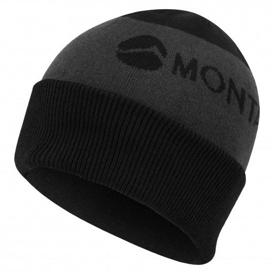 Montane LOGO CUFFED BEANIE-BLACK-ONE SIZE čepice černá