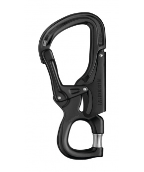 Petzl EASHOOK OPEN karabina ČERNÁ