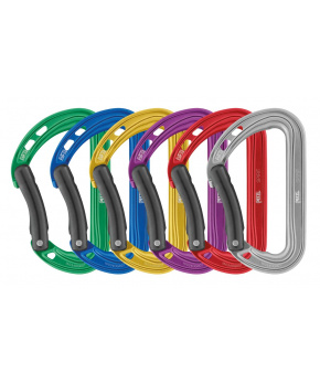 Petzl PACK OF 6 SPIRIT BENT karabin - prohlý zámek - balení 6 ks