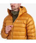 Montane ALPINE 850 LITE HOODIE-FLAME ORANGE-L pánská bunda žlutooranžová