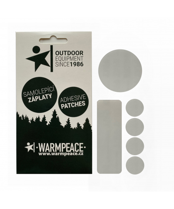 Univerzální samolepicí záplaty Warmpeace  - 6x mix tvarů