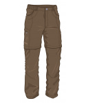 Kalhoty Warmpeace BIGWASH zip-off