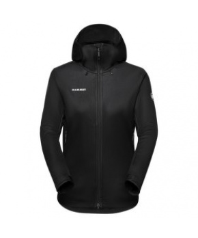 Bunda Mammut Ultimate VII SO Hooded Jacket Women black 0001 Bunda Mammut Ultimate VII SO Hooded Jacket Women black 0001