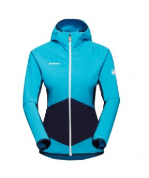 Mikina Mammut Eiger Speed ML Hybrid Hooded Jacket Women sky-night Mikina Mammut Eiger Speed ML Hybrid Hooded Jacket Women sky-night