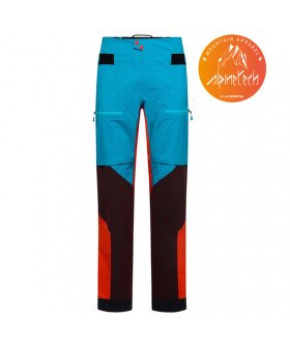Kalhoty La Sportiva Supercouloir GTX Pro Pant M Tropic Blue/Cherry Tomato