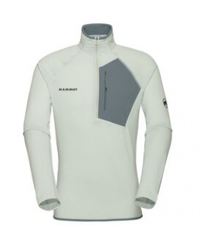 Mikina Mammut Aenergy Light ML Half Zip Pull Men 1303 silver sage-strata Mikina Mammut Aenergy Light ML Half Zip Pull Men 1303 silver sage-strata