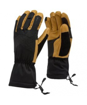 Rukavice La Sportiva Alpine Guide Leather Gloves Black/Cedar