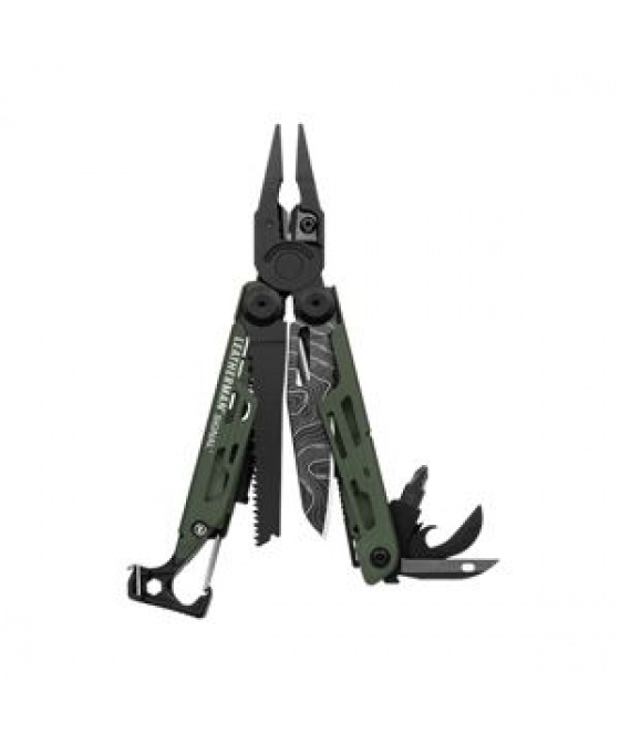 LEATHERMAN SIGNAL GREEN TOPO