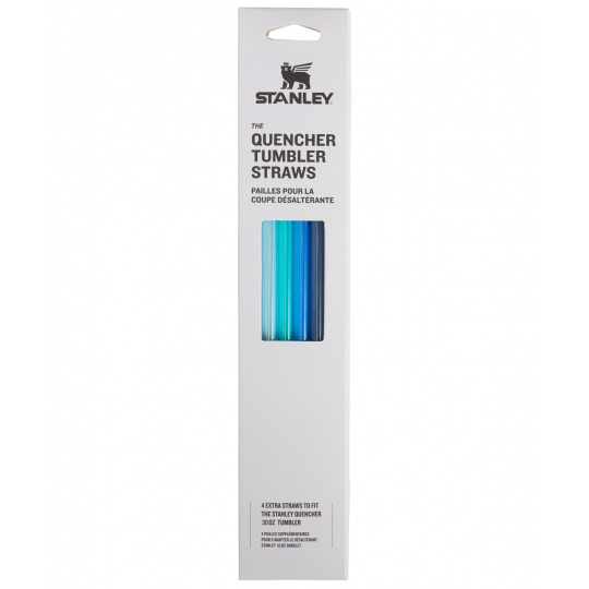 STANLEY slámky/brčka náhradní pro The Quencher Travel Tumbler Straws 890 ml/30oz 4 kusů Blue
