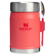 STANLEY Termoska jídelní se lžící/vidličkou The Legendary Classic Food Jar 400 ml/14oz Hot Coral