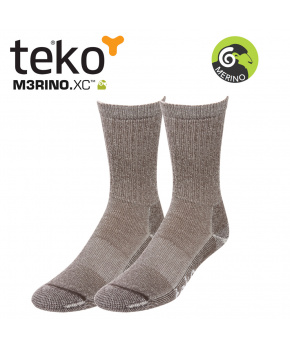 Teko 9933 MERINO.XC Light Hiking brown dámské turistické ponožky