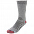 Teko 6604 S3 Midweight hiking gray heather-red turistické ponožky