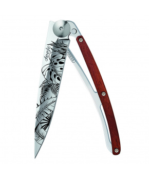 Kapesní nůž Deejo 1AB102 Tattoo Mirror 37g coralwood Jungle Kapesní nůž Deejo 1AB102 Tattoo Mirror 37g coralwood Jungle