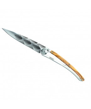 Kapesní nůž Deejo 1AB106 Tattoo Mirror 37g olive wood Art Déco Kapesní nůž Deejo 1AB106 Tattoo Mirror 37g olive wood Art Déco