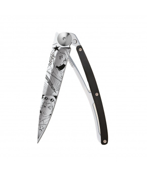 Kapesní nůž Deejo 1AB112 Tattoo Mirror 37g ebony wood Manga Art Kapesní nůž Deejo 1AB112 Tattoo Mirror 37g ebony wood Manga Art