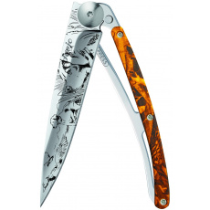 Deejo 1AM014 Tattoo,mirror 37g,orange camo,On the lookout