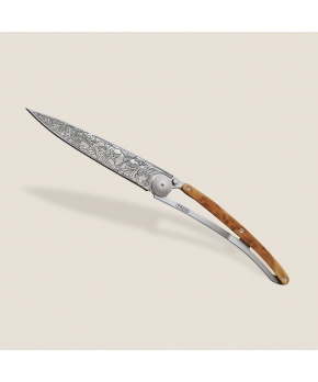 Kapesní nůž Deejo 1CB014 Tattoo 37g juniper wood Art nouveau Kapesní nůž Deejo 1CB014 Tattoo 37g juniper wood Art nouveau